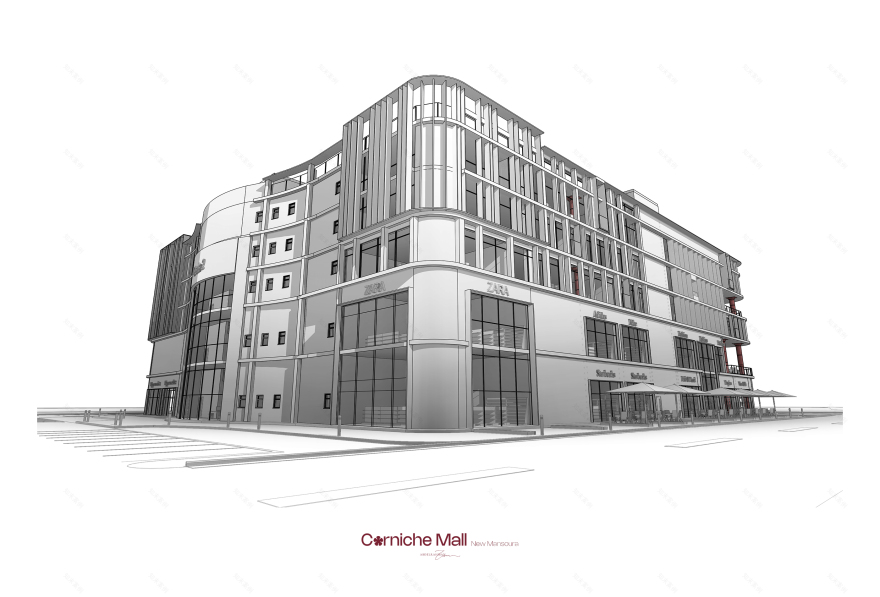 Corniche Mall – Commercial & Office Hub in New Mansoura-45