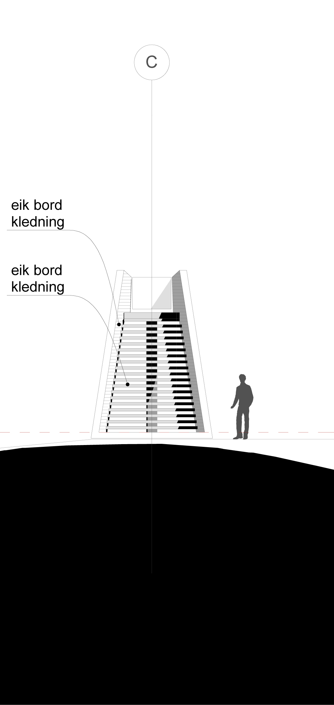 挪威斯托克 Sti For Øye 雕塑公园中的森林楼梯 / Saunders Architecture-25