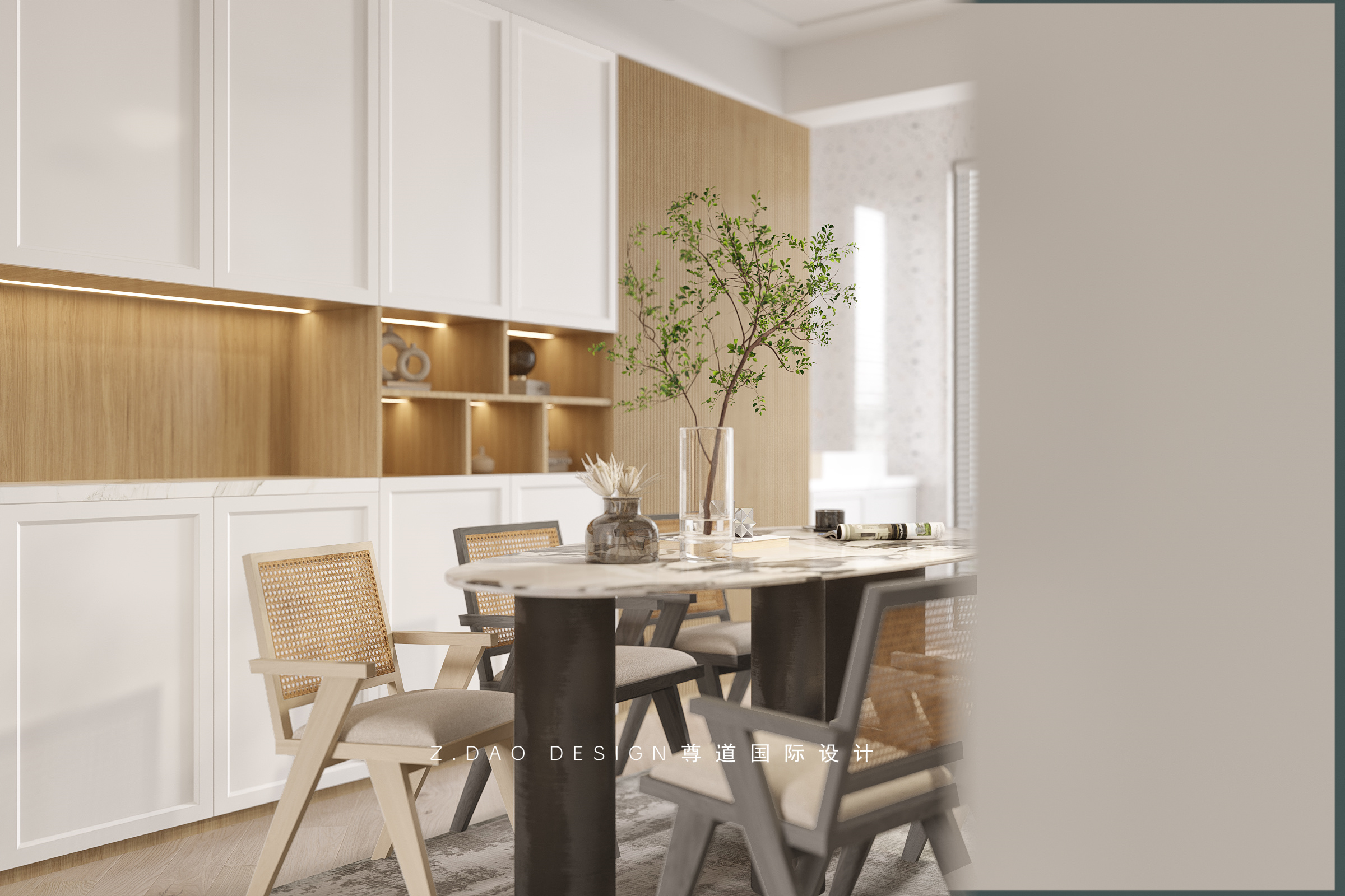 《归·来》合肥安大磬苑现代北欧风豪宅设计丨中国合肥丨合肥尊道国际设计-10