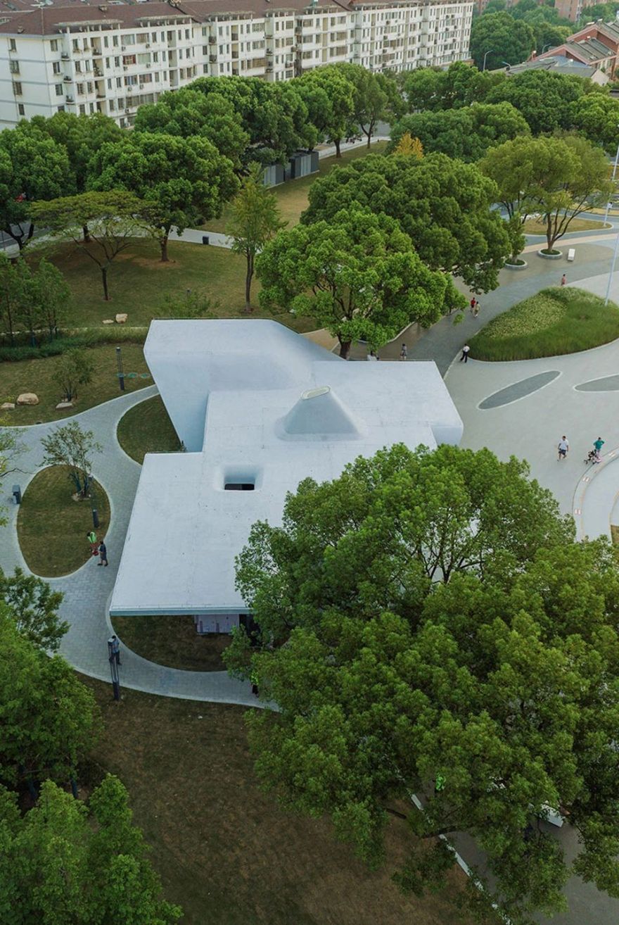 无锡市惠山区长安市民广场城市驿站丨中国无锡丨灰空间建筑事务所-1