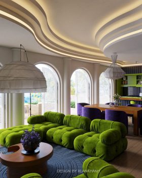 3D客厅室内模型丨Xuan Khanh