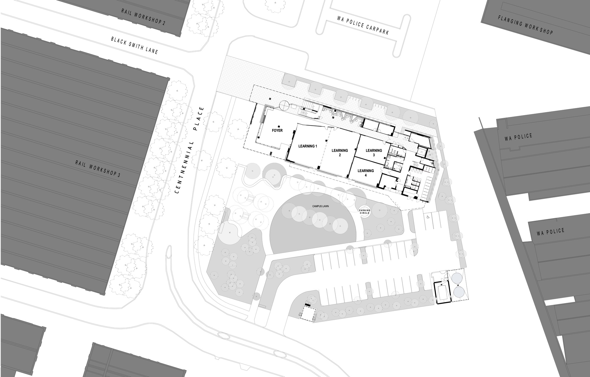 Curtin University Midland Campus / Lyons + Silver Thomas Hanley-44