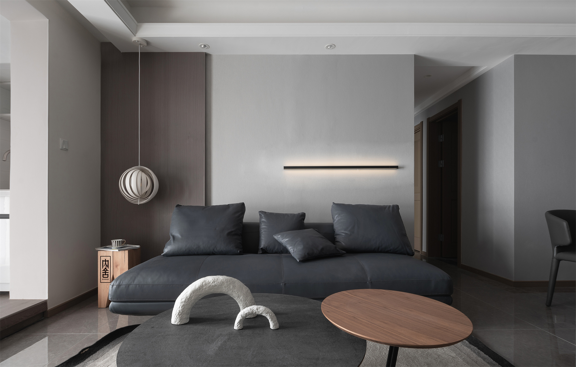 暮 · 89㎡三居室现代简约设计丨内舍软装·申屠翰钰-14