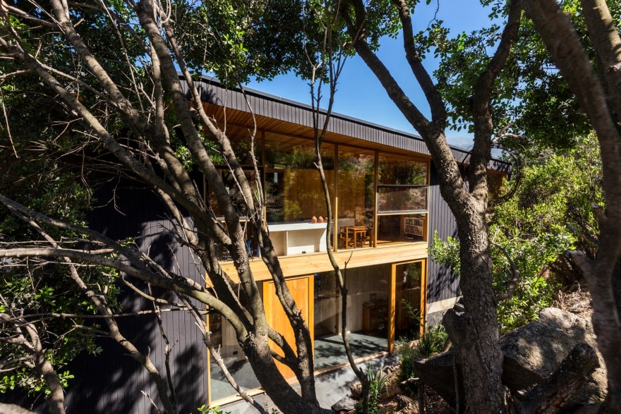 智利山间住宅,自然与人工的和谐共生-5