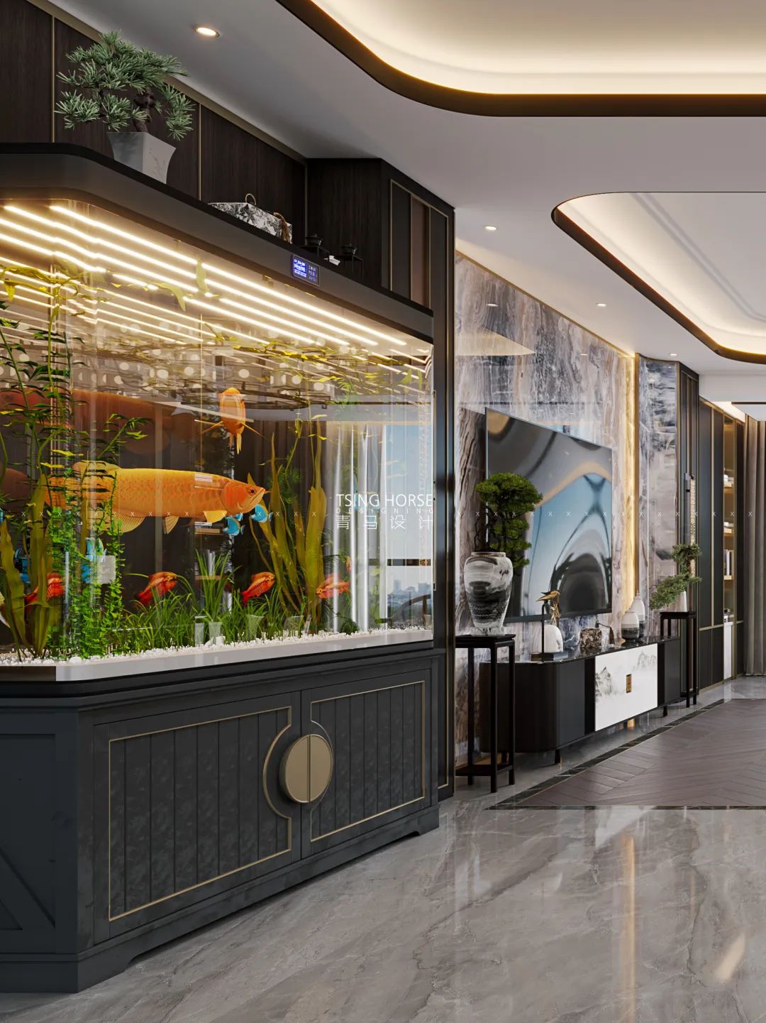 中华世纪城·富春洋房丨周昆设计团队-12