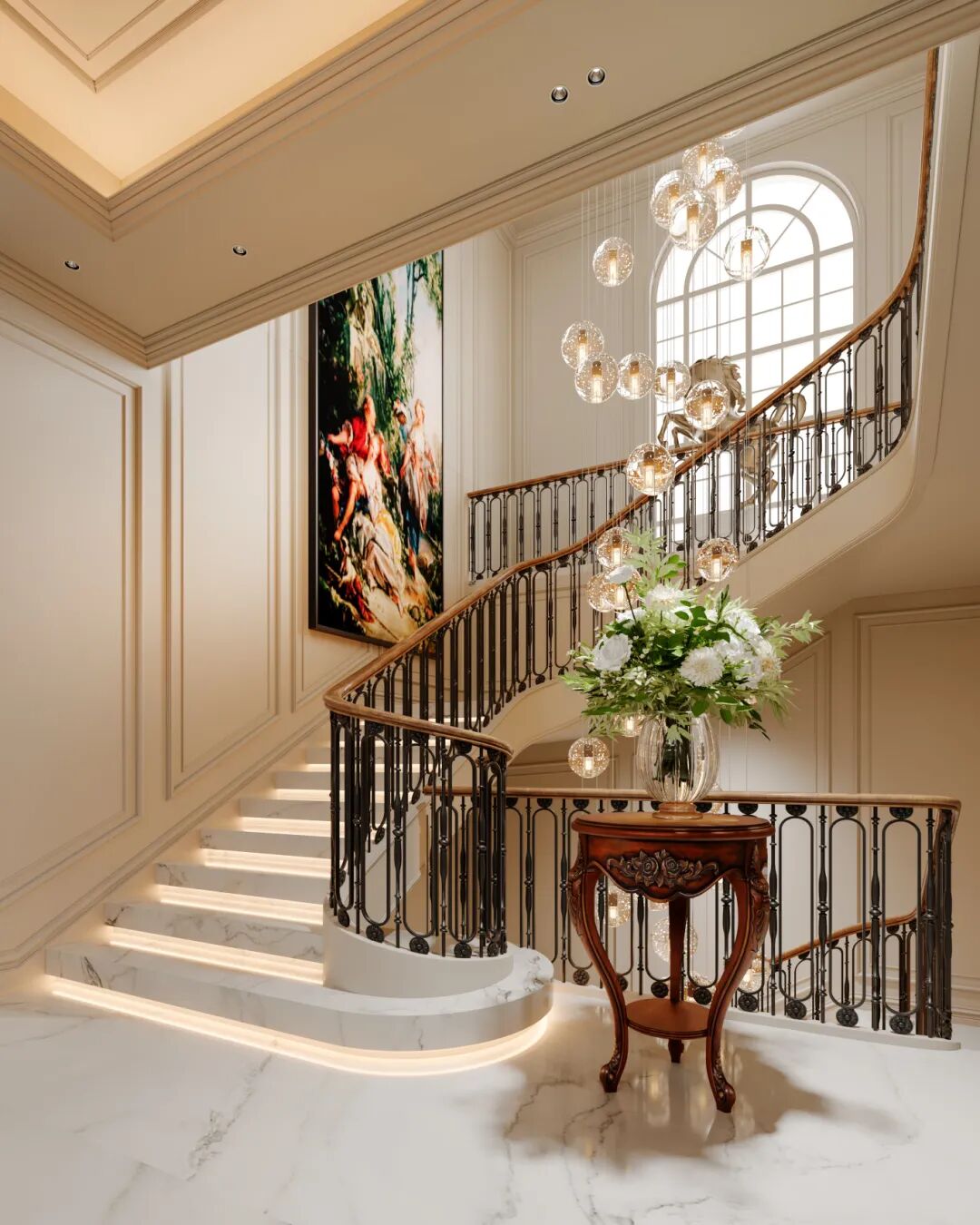 P.W.璞物设计丨时光凝萃的艺术·华章--纯净法式-53