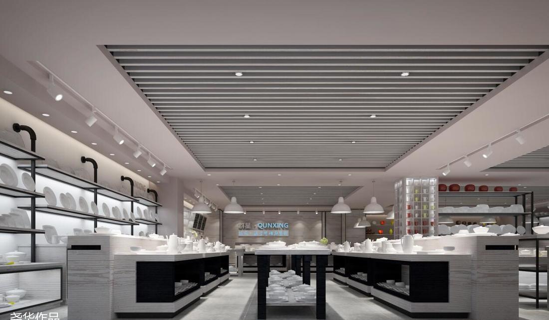 
上海群星陶瓷展厅 -0