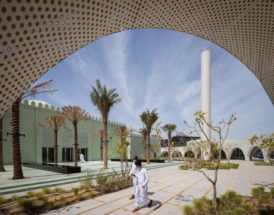 迪拜反射清真寺丨阿联酋迪拜丨Wael Al Awar 等-9