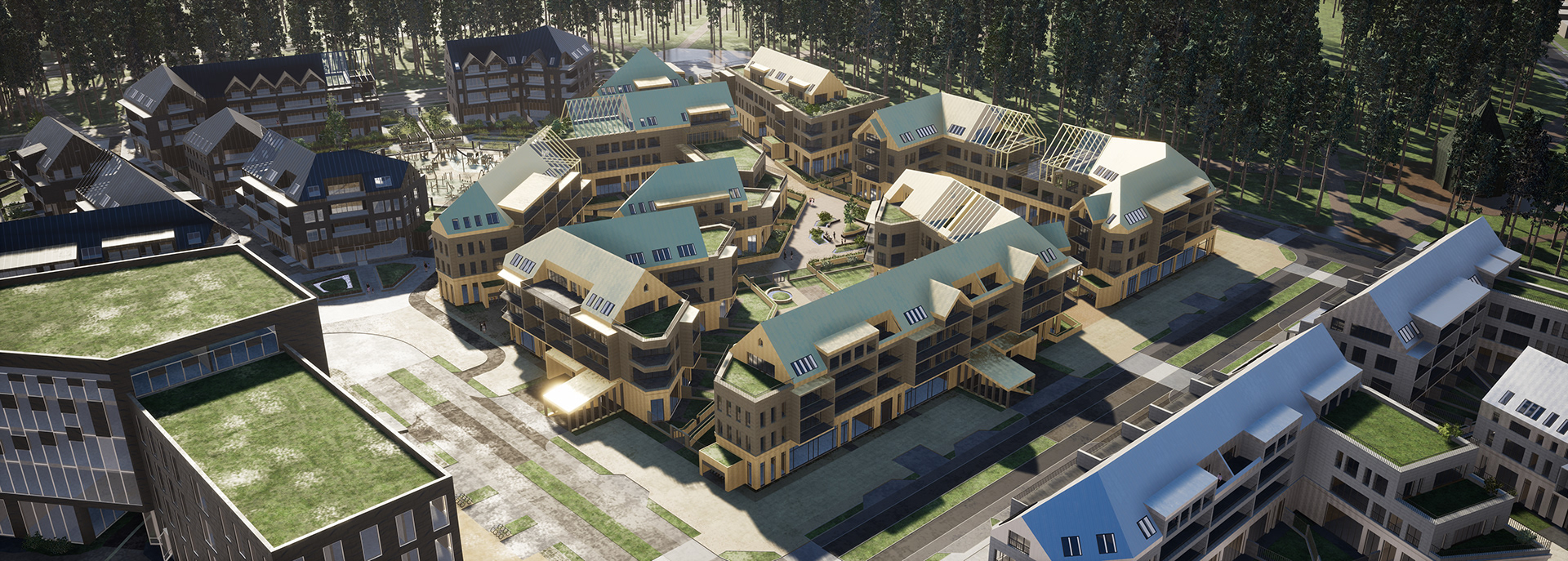 高密度和低层多功能木结构住宅区丨波兰比得哥什丨Damian Dominiczak-132