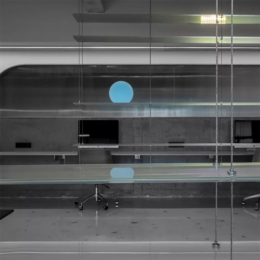 卧野空间设计事务所办公室——自由交流的弧形空间-74