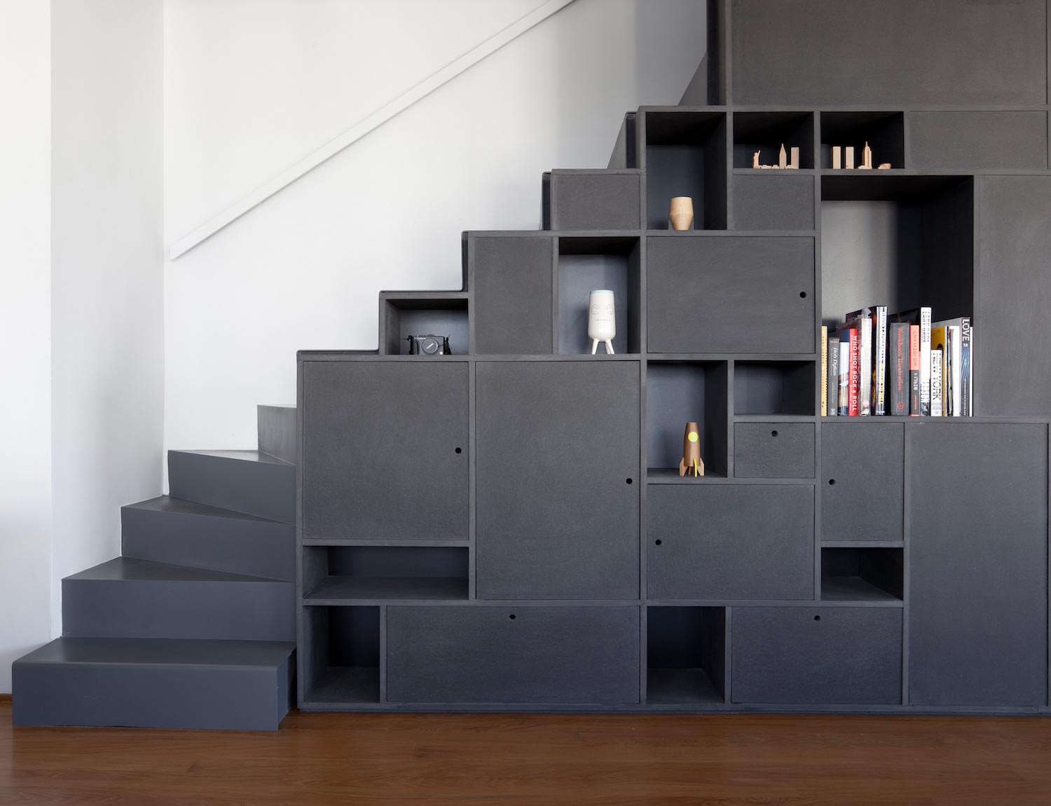 Three storey apartment where project’s main element is the great sculptural void allowing sunlight to invade into the space   Page 2 of 2   CAANdesign  Architecture and home design blog-1