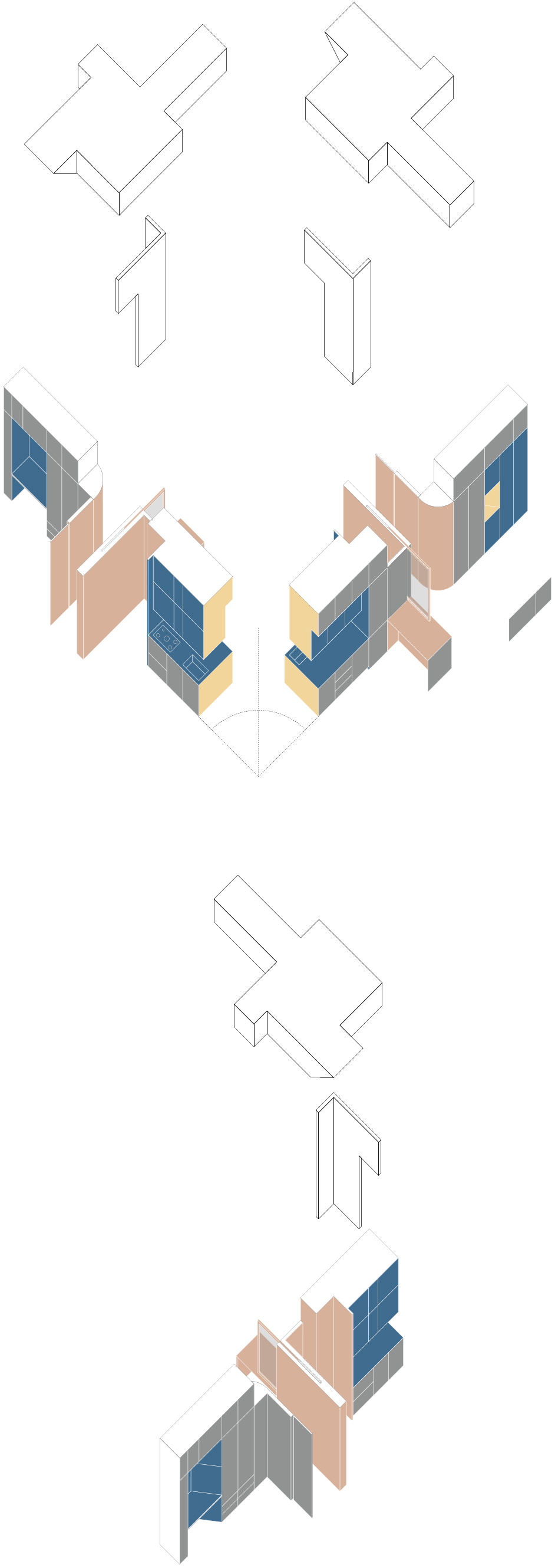 旋转塔楼公寓丨Vincenzo Peluso-43