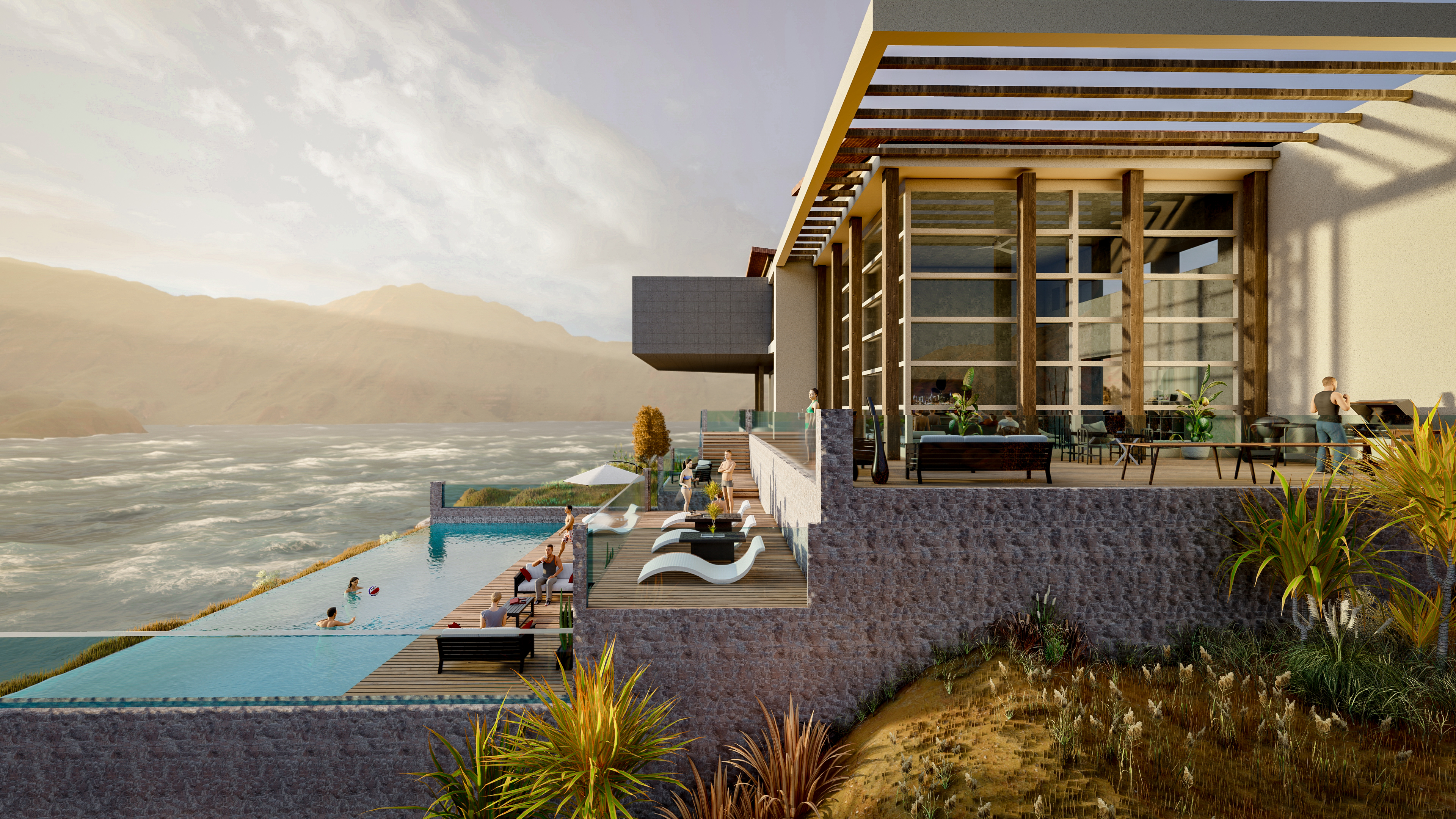 MODERN VILLA ON CLIFF-6