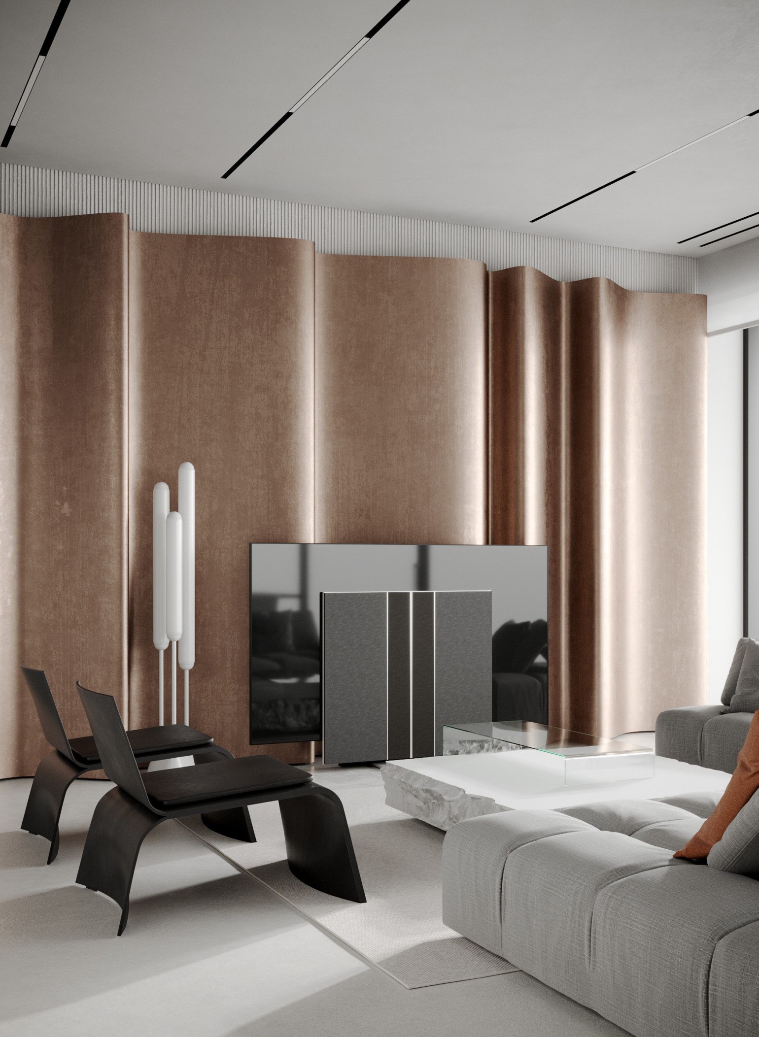 452㎡高级色系住宅设计 这样的设计超棒！-1