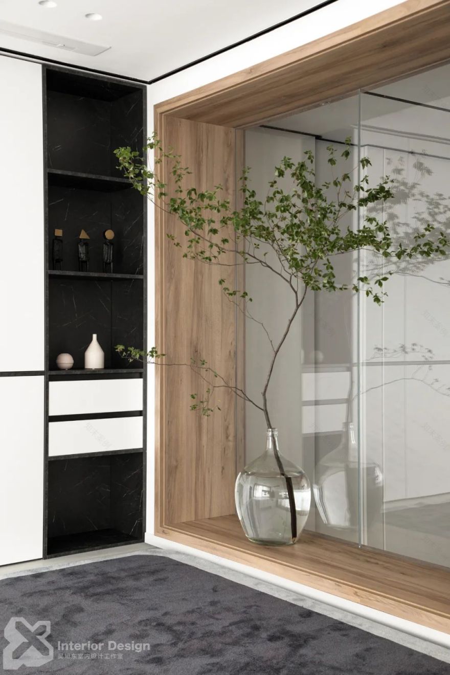 东阳 420㎡极简复式,黑白灰构建纯粹空间-63