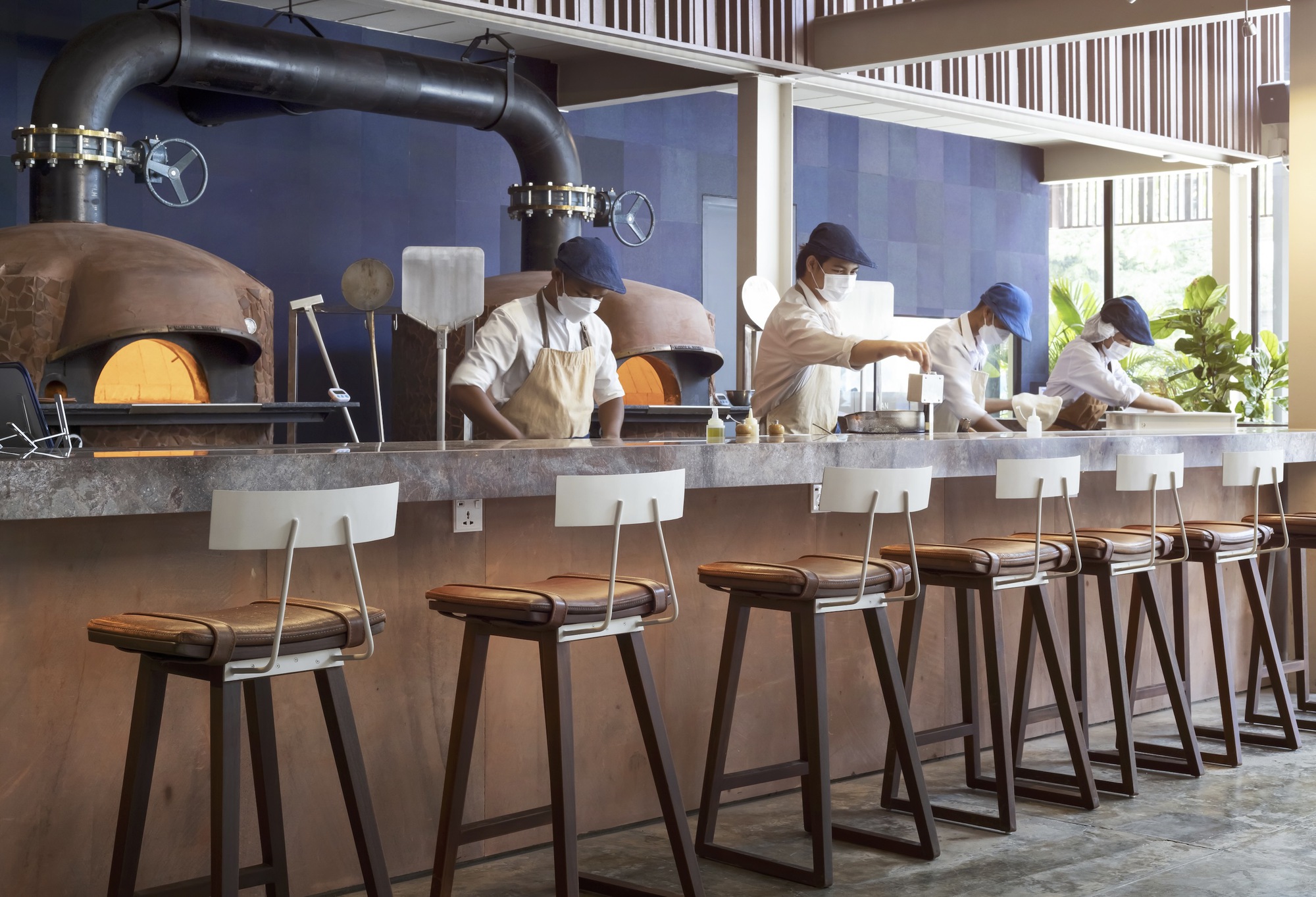 Pizza 4p’s 餐厅丨柬埔寨丨Bloom Architecture-24