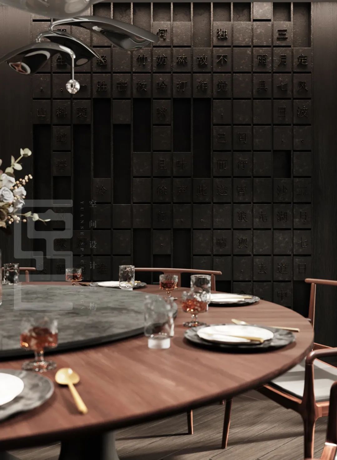 《九盏|| 冬饮》 | 九重天包间设计，古韵诗意与现代审美融合-1