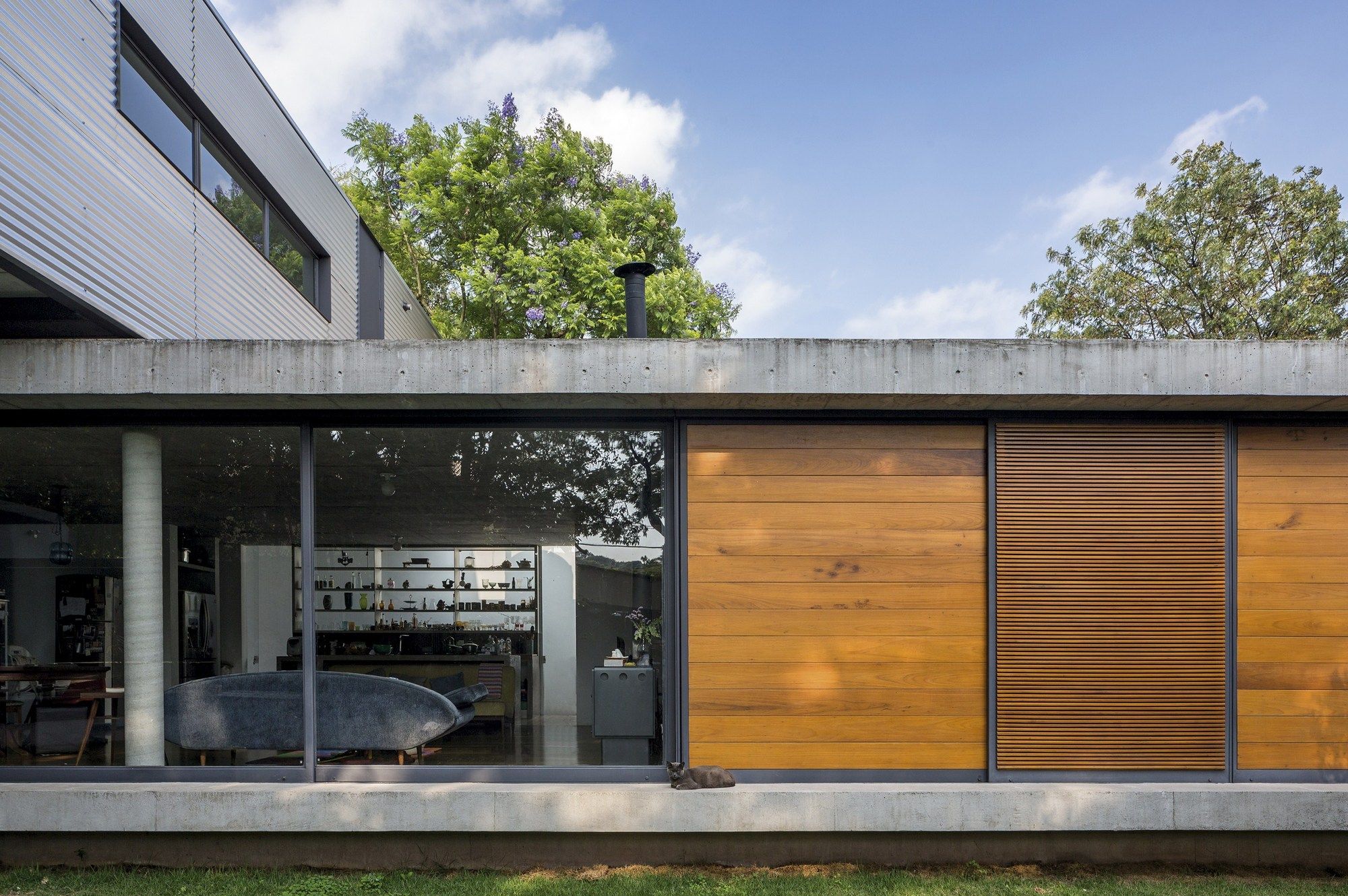 巴西 São Paulo 市 LP 住宅——混凝土与玻璃的现代空间-26