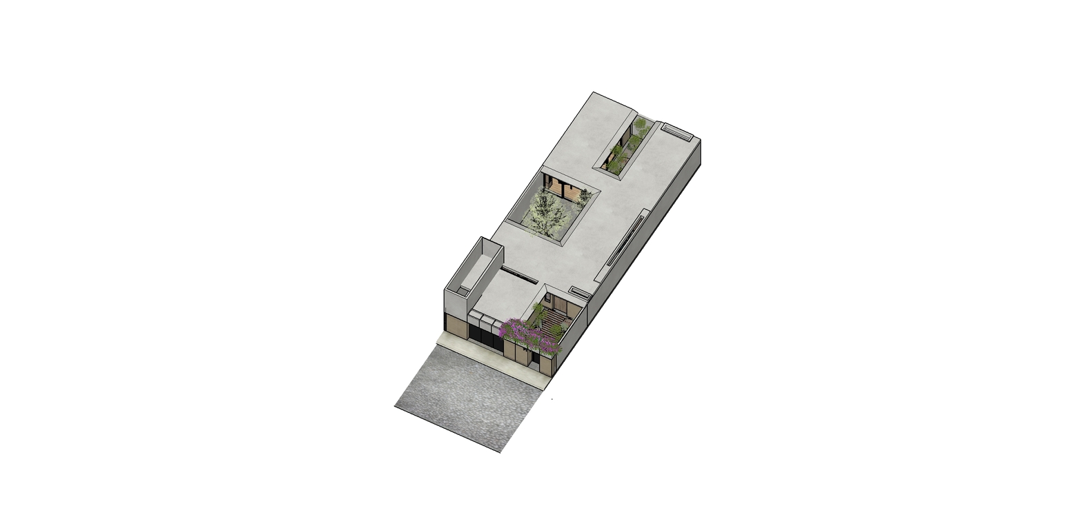 墨西哥钢琴家之家的天空景观与自然融合设计-47