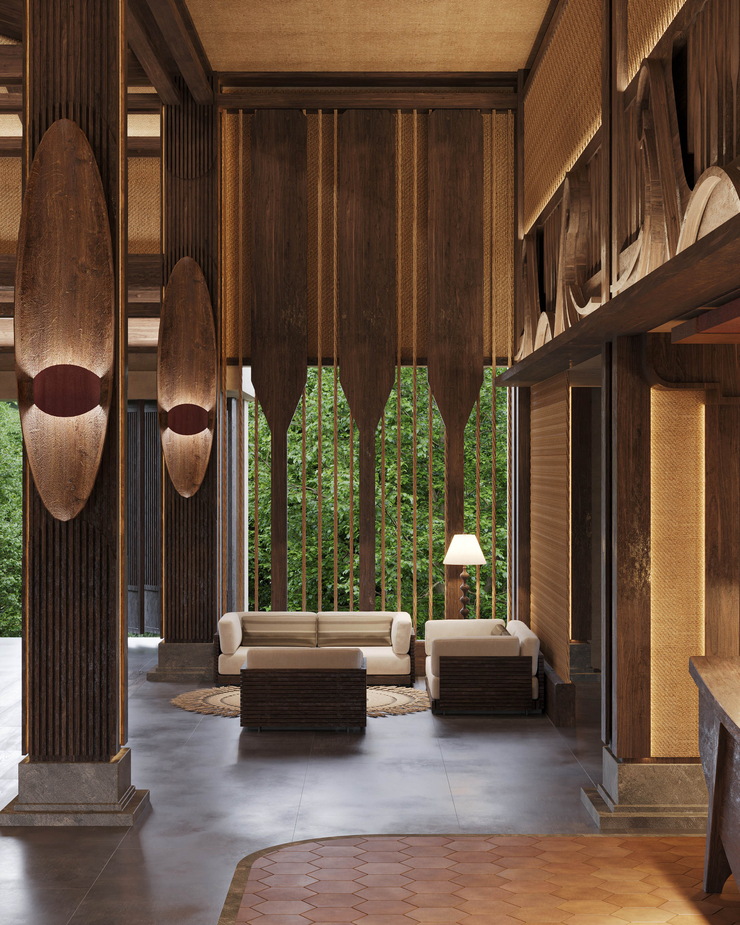 综合室内设计方案（含接待厅,餐厅咖啡馆,别墅）-14