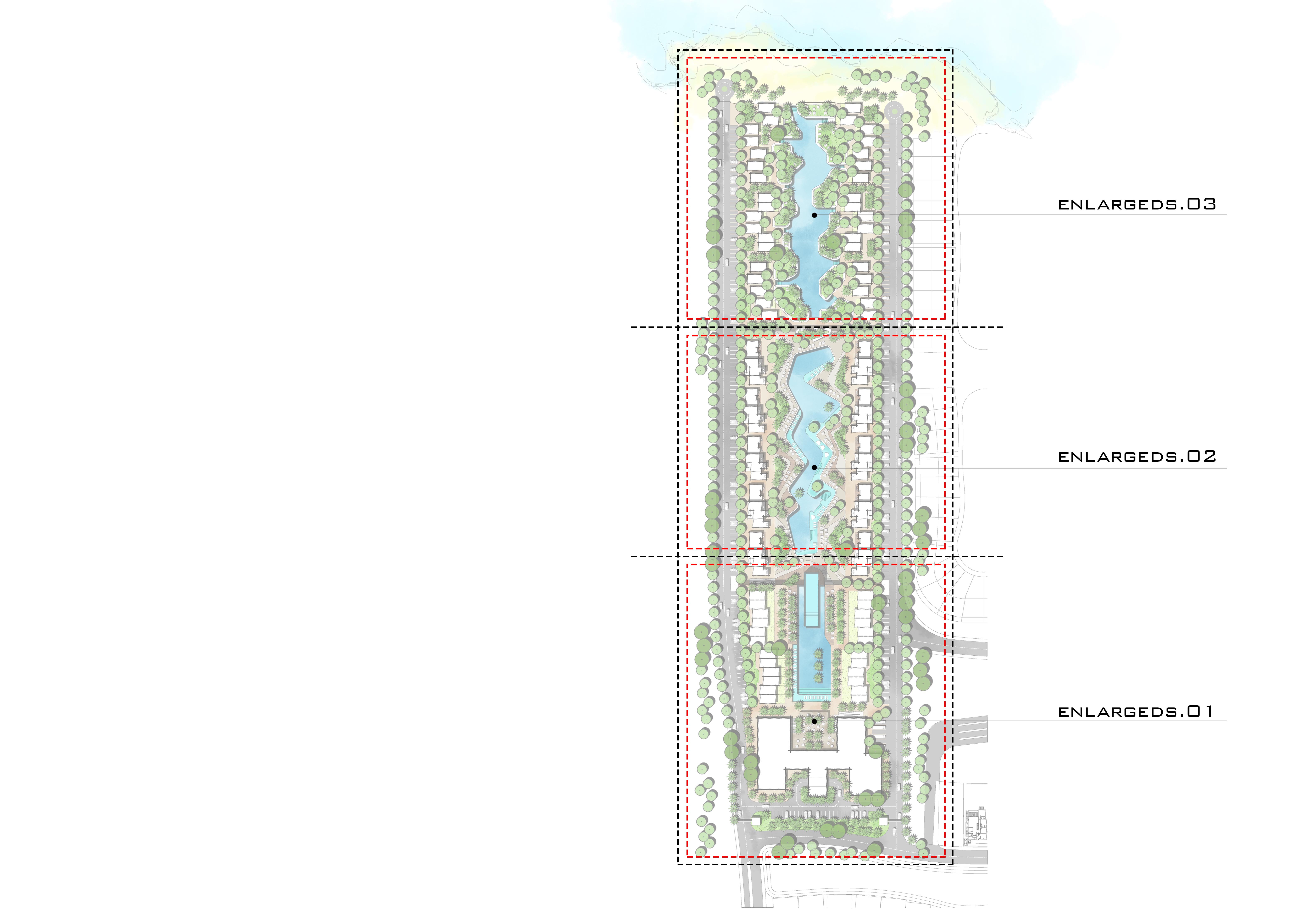 Luxurious Hotel masterplan and landscape design-2