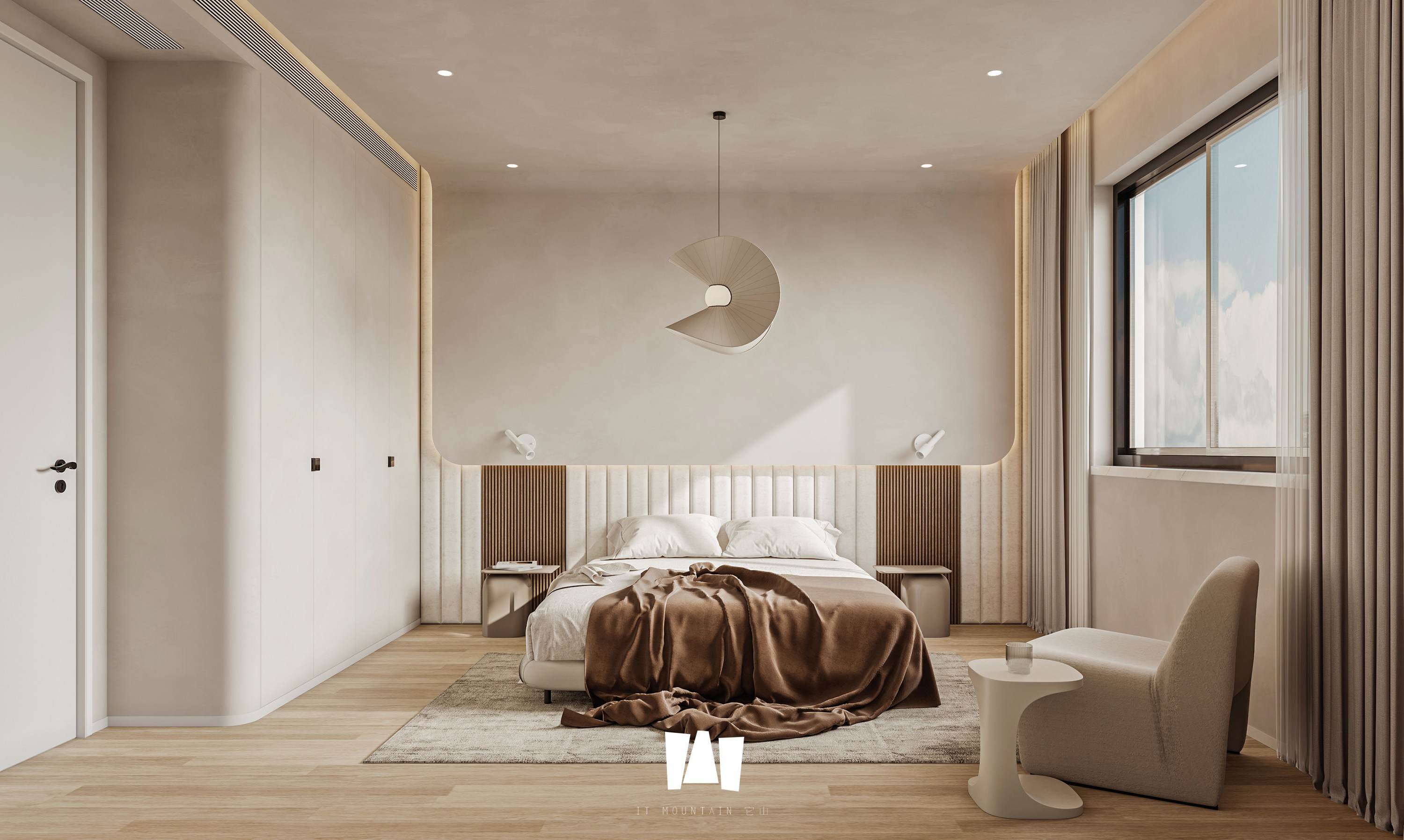 自然温馨的错层空间设计丨它山空间设计-20