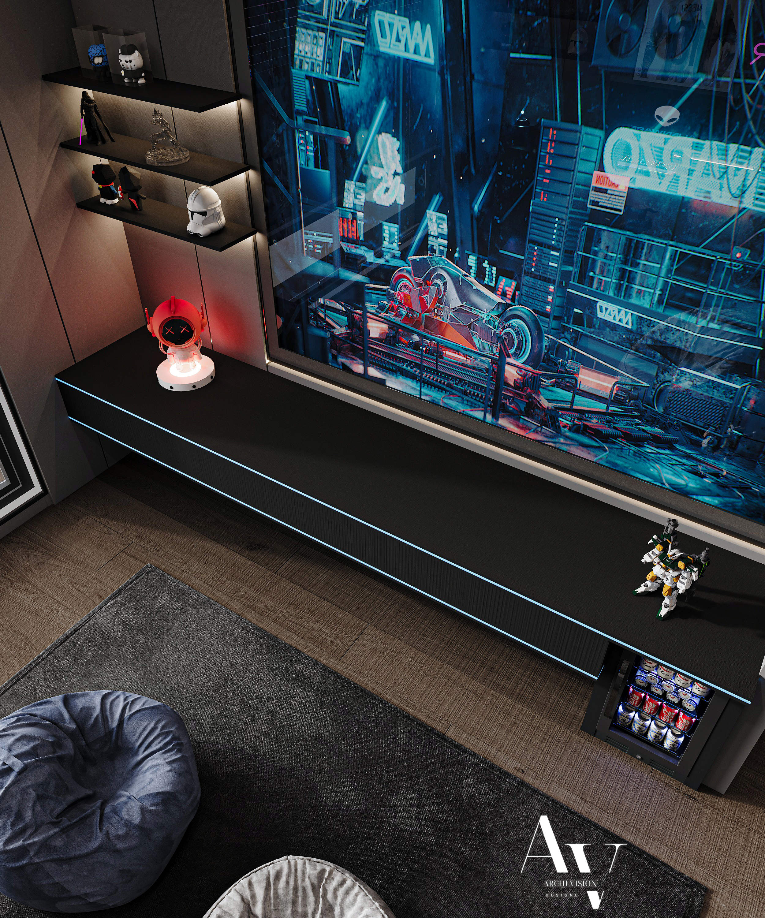 电竞房丨卡塔尔丨archivision studio-11