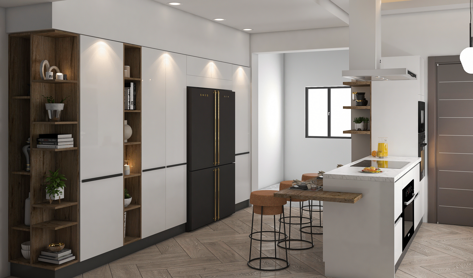 Modern Kitchen & Laundry-4