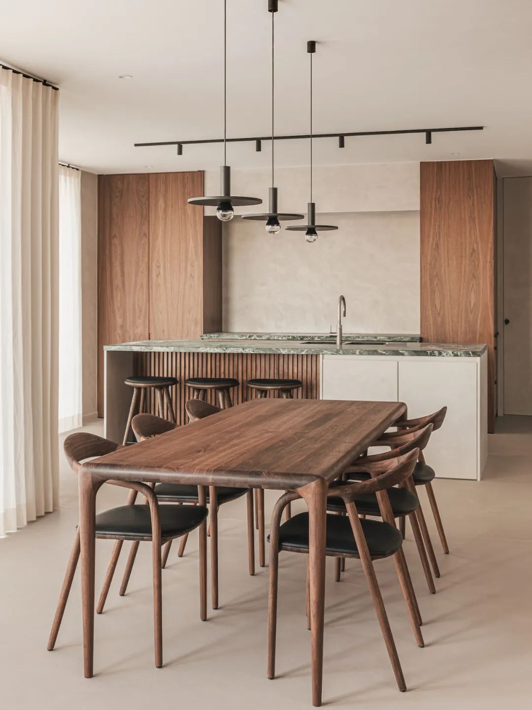 绿色 Verde Alpi 大理石的温暖之家丨比利时丨比利时设计师 Laura Calleeuw-13