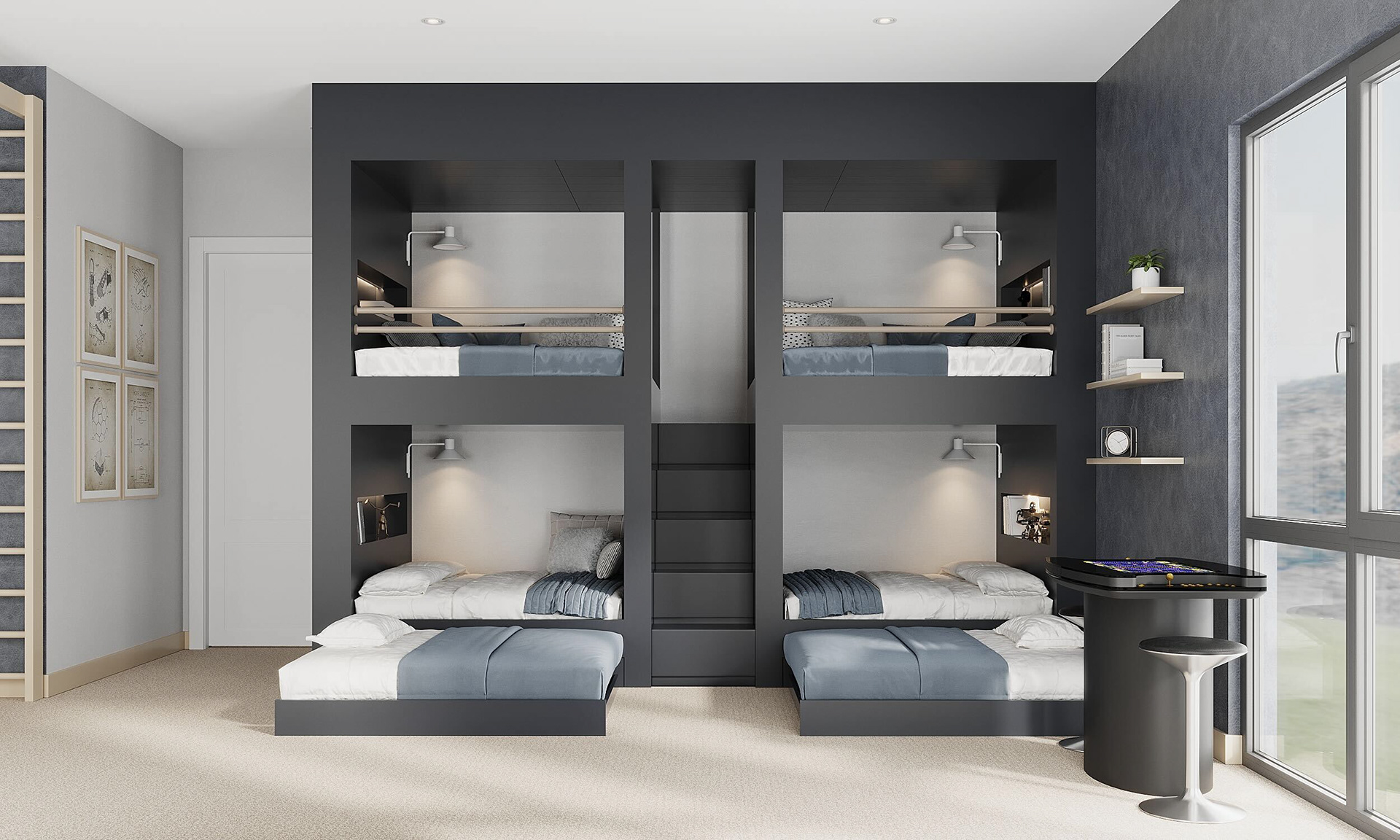 男孩卧室带浴室丨美国阿斯彭-1