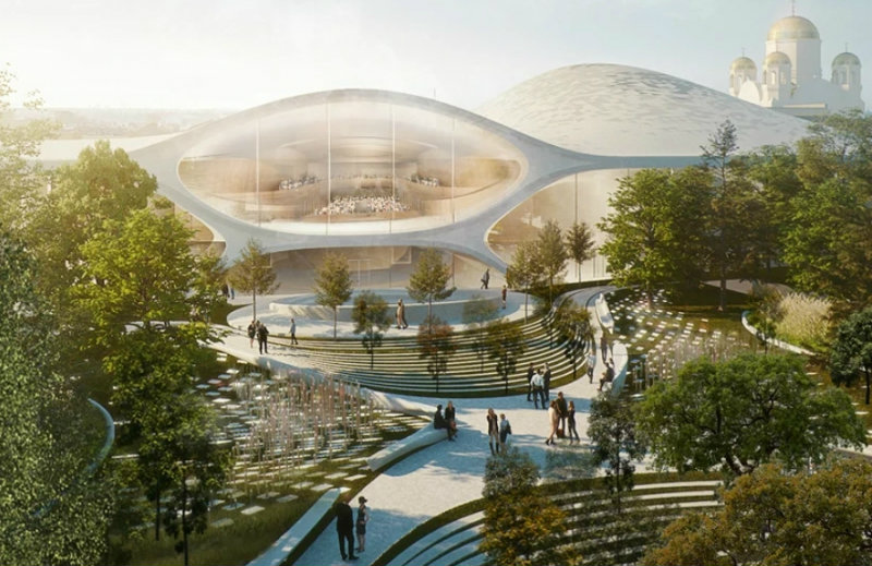 俄罗斯叶卡捷琳堡斯维尔德洛夫斯克爱乐音乐厅丨扎哈·哈迪德建筑事务所-0