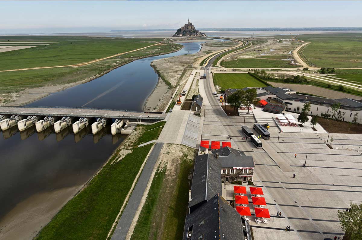 融合自然的 Mont·St·Michel 海上风貌恢复项目-4