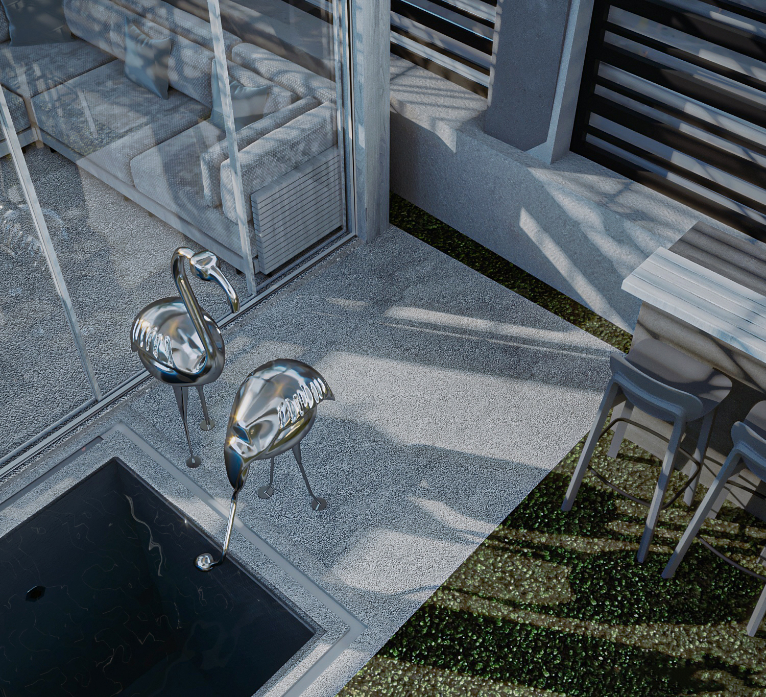 Hyde Park Villa - Entrance & Garden-11