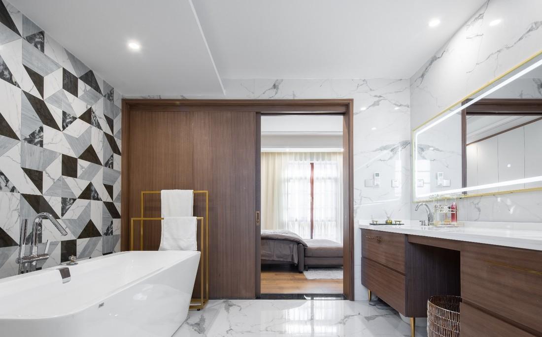 轻奢别墅设计，温暖精致的家-55