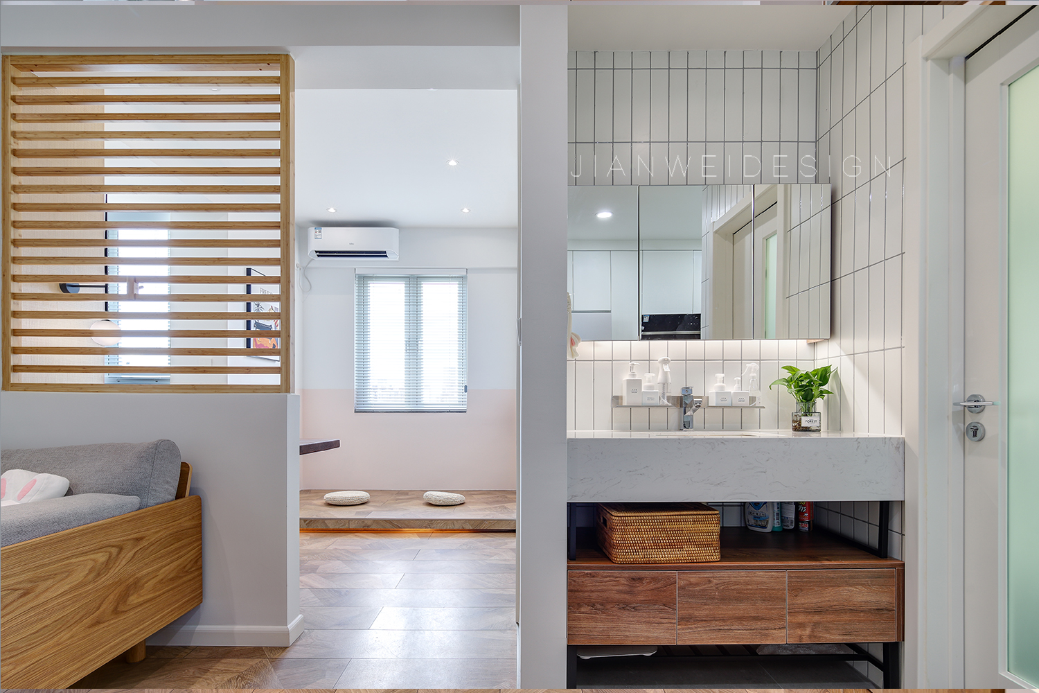 深圳新街口现代简约精致公寓设计丨中国深圳丨见微陈设艺术-35