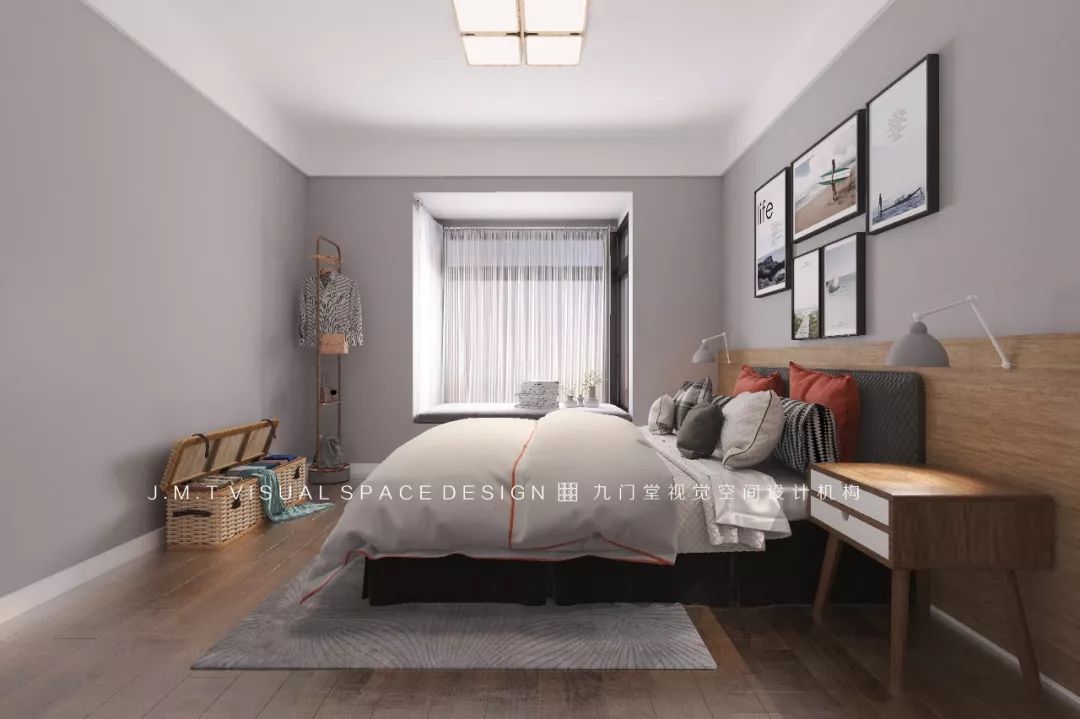 南宁竹江景苑 110㎡慵懒随性家装设计-31