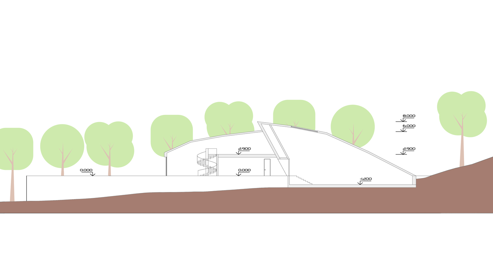 山间“贝壳”别墅-35