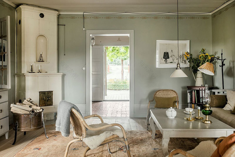 瑞典百年乡村古宅的温馨魅力-4