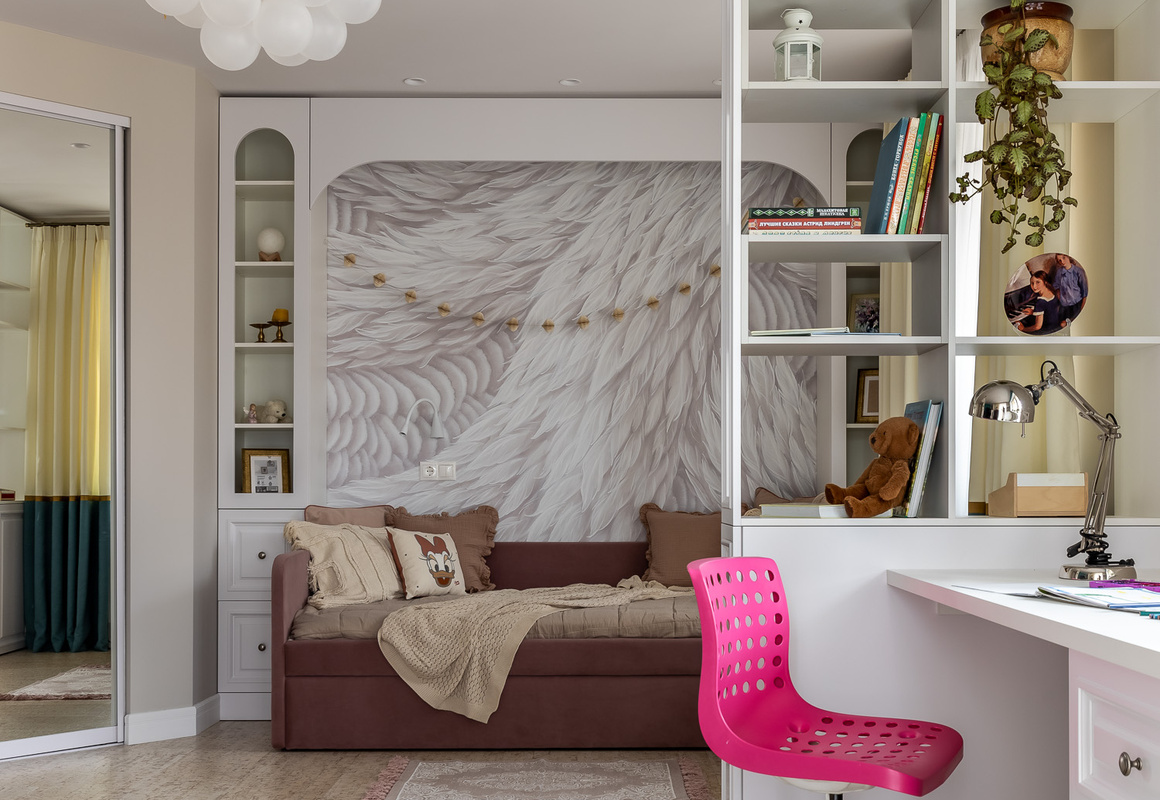 两位女孩的儿童房室内设计丨俄罗斯萨马拉-18