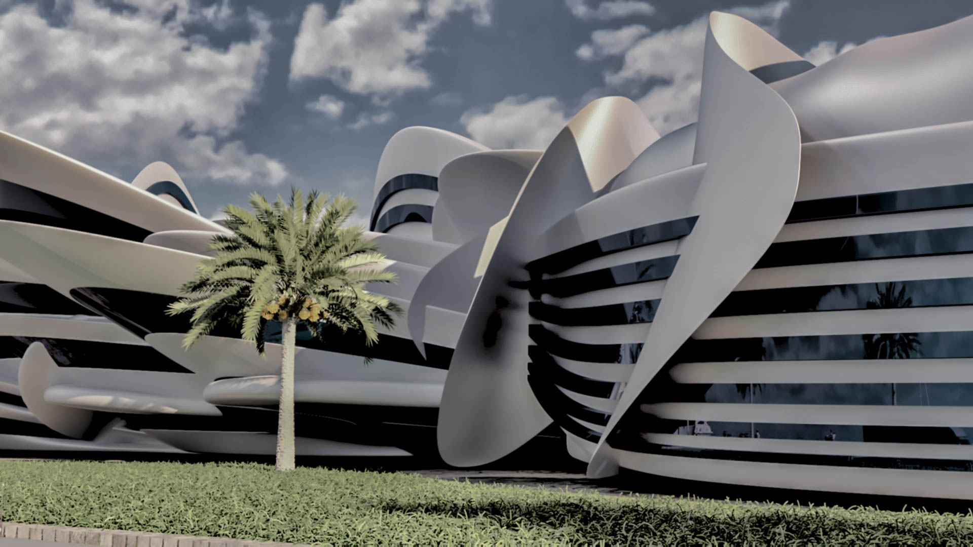 海蓝宝石毕业设计丨埃及丨埃及科技大学建筑系-40