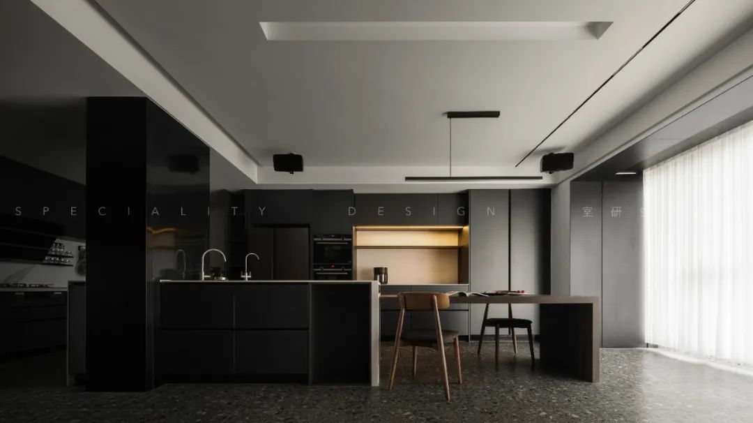 暗色调现代家居,尽享太湖美景丨中国苏州丨室研设计-42