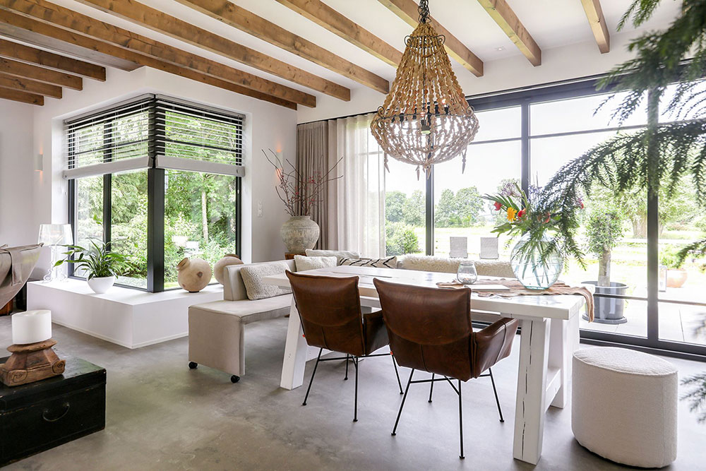 荷兰现代木梁住宅设计-15