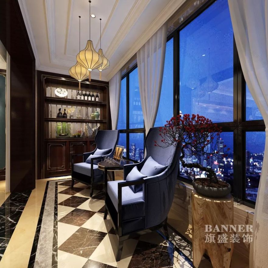 陈蕊曦打造 170㎡欧式温馨住宅 | 色界与生活的完美融合-37