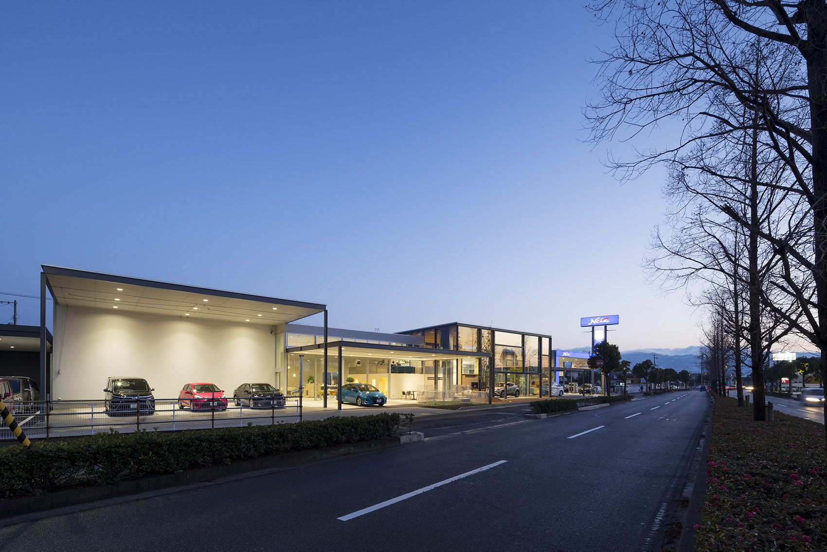 J. Spot Imabari汽车展室及服务商店，日本 / YANOAOYAMA Architecture Design-45