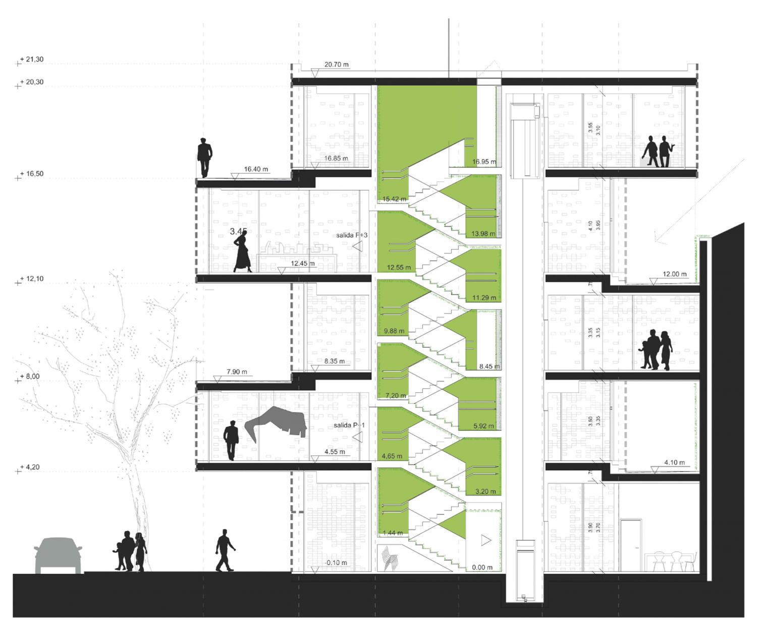 融合传统烟草晾晒建筑的现代文化中心——La Gota-18