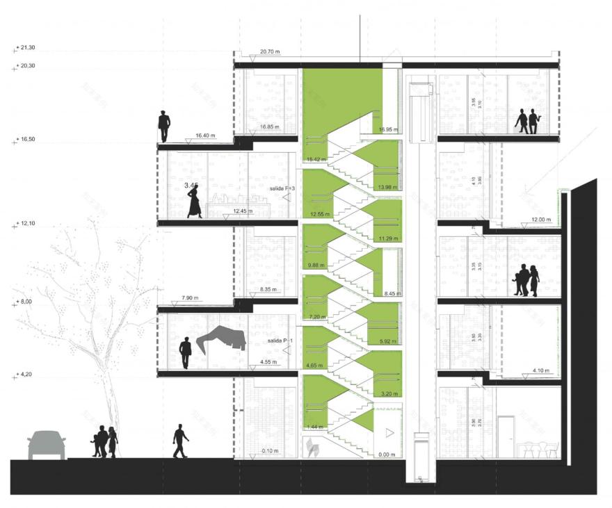 融合传统烟草晾晒建筑的现代文化中心——La Gota-18