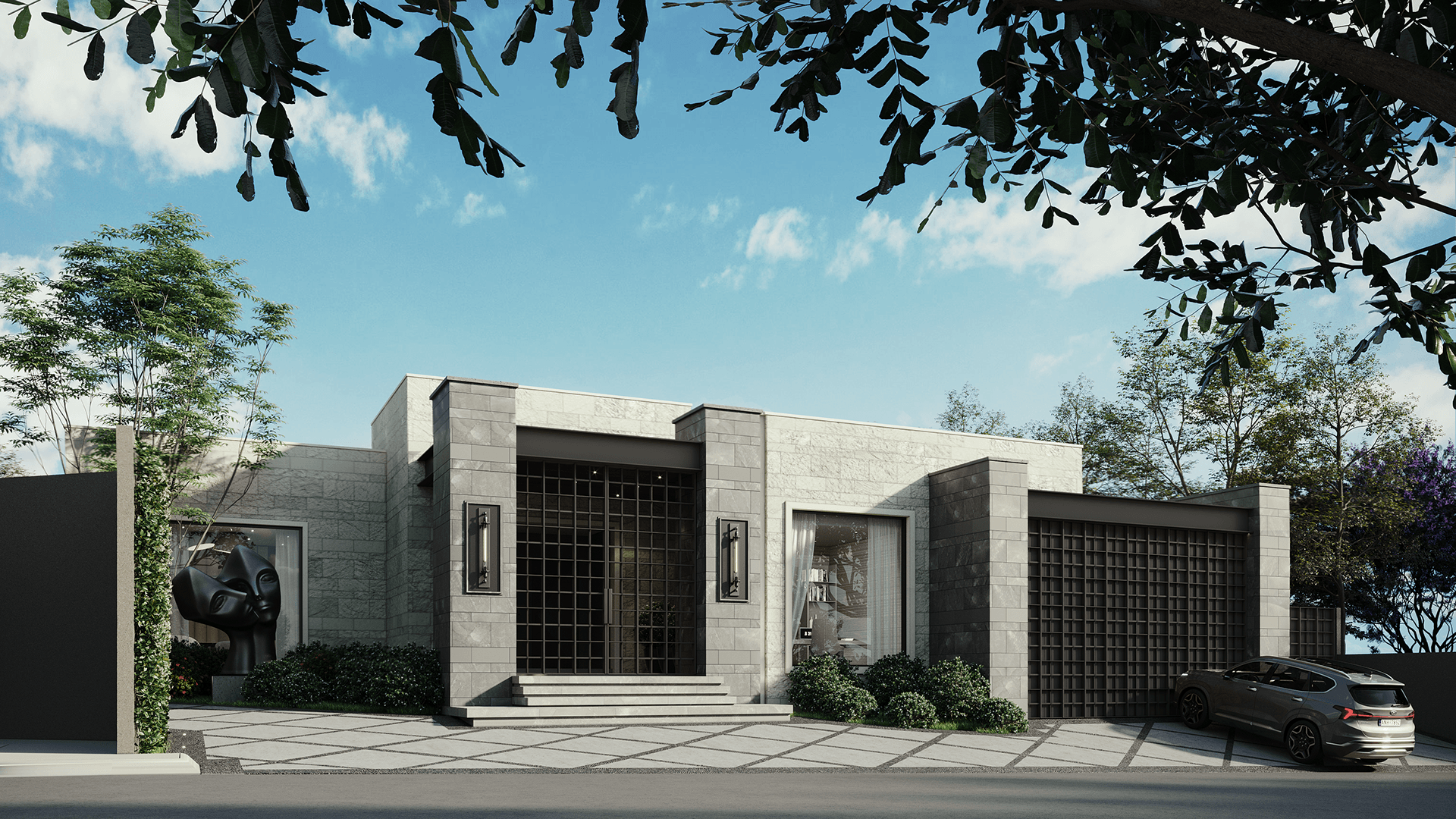 Stone Brick Facade 设计丨CBG-2