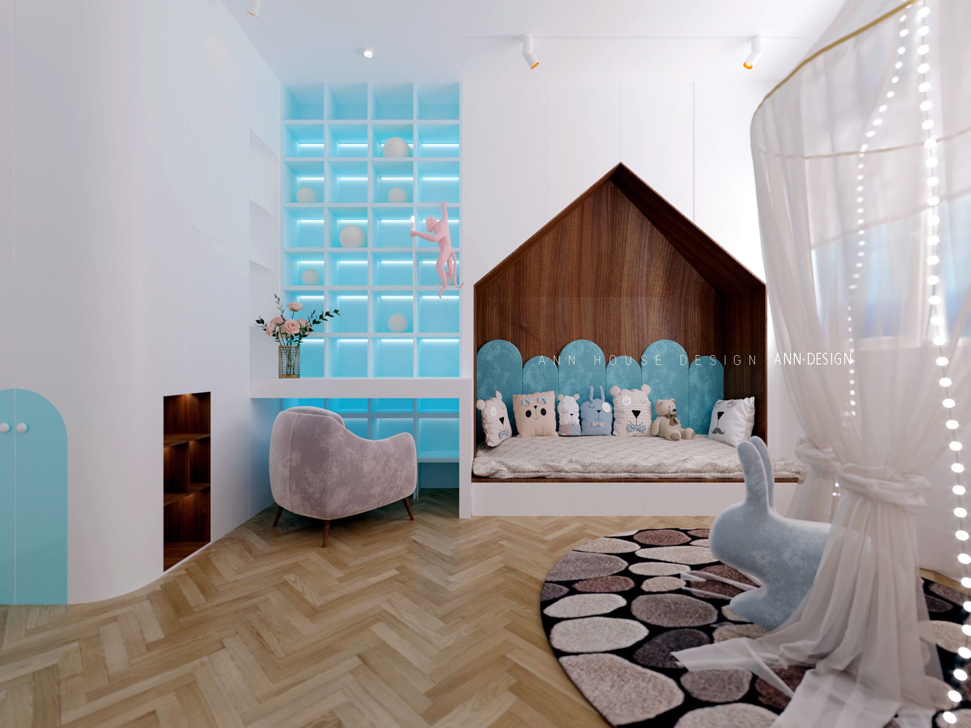 南京 90 平米童趣空间，AS.D 打造孩子的梦幻世界-17