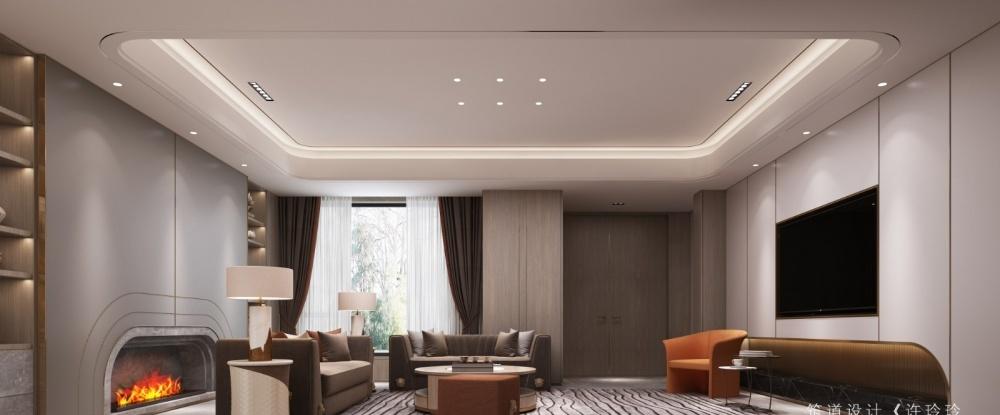 江南水墨轻奢宅,现代设计诠释传统元素-0