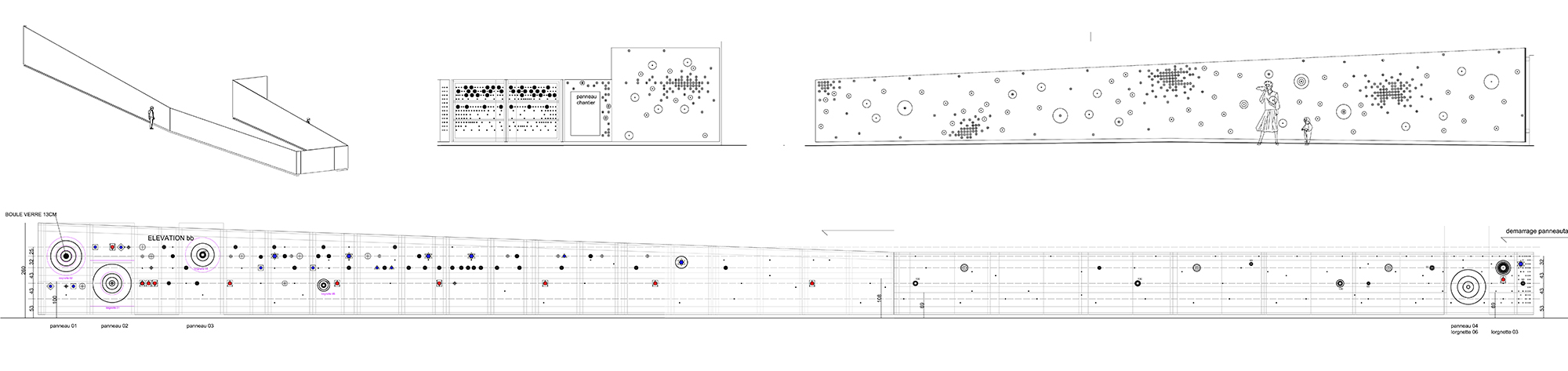 “PASSAGES”,建筑工地城市场景光学装置-20